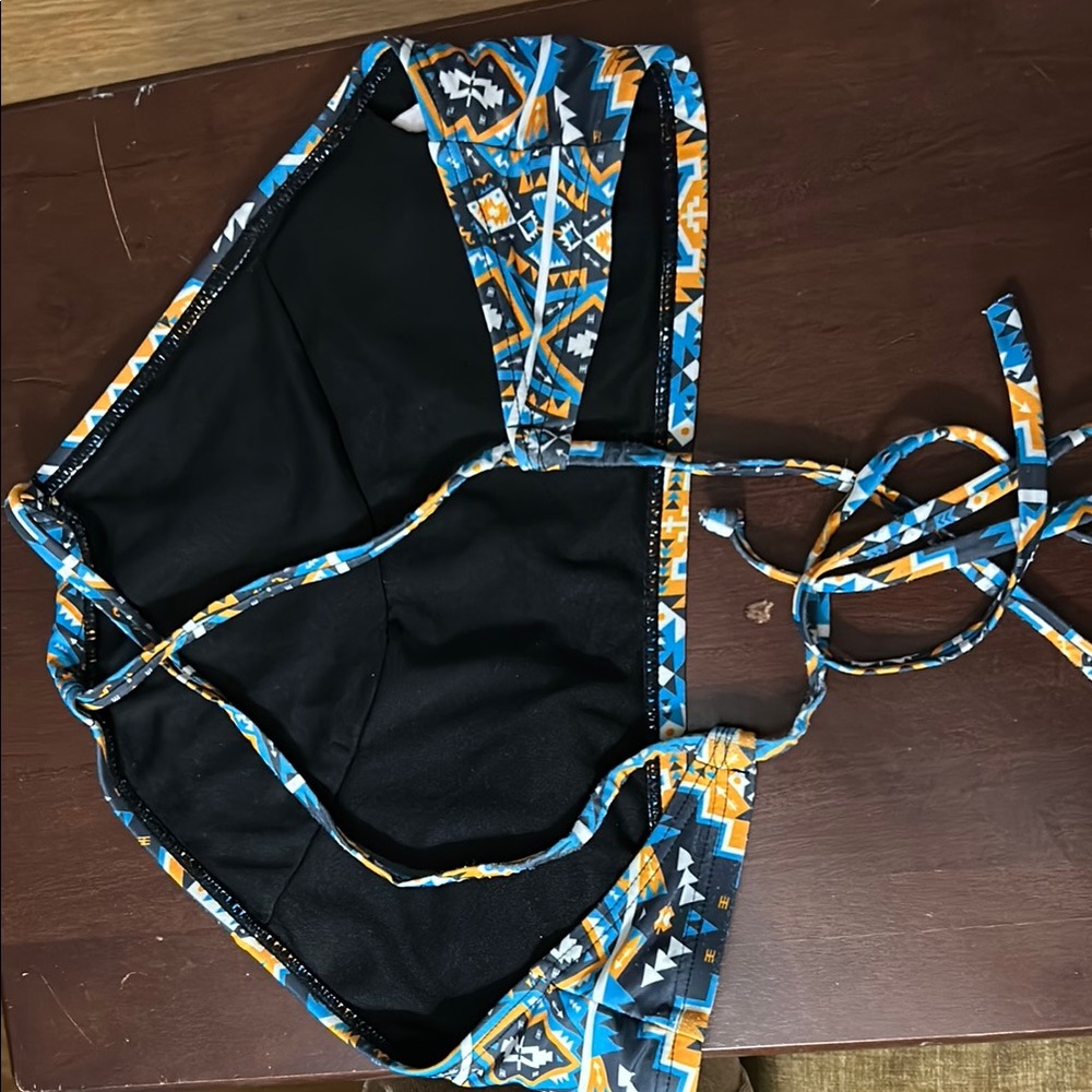 Tribal Print Bikini Top